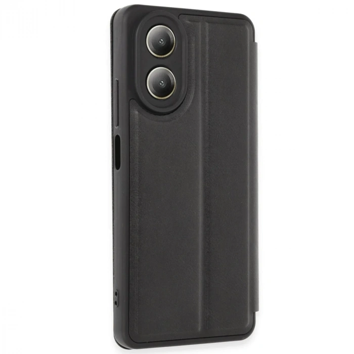 Oppo A38 Kılıf Flip Cover - Siyah