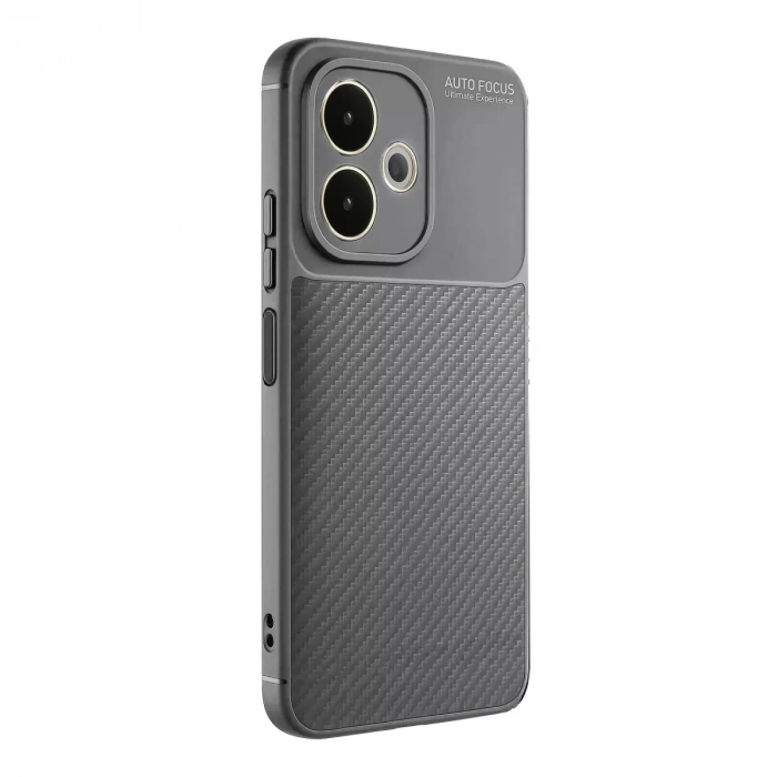 Oppo A5 Pro 4g Kılıf Auto Focus Karbon Kapak - Gri