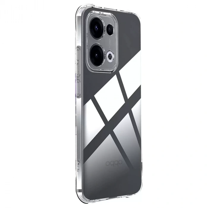 Oppo A6 Pro 4g Lüx Şeffaf Silikon - Şeffaf