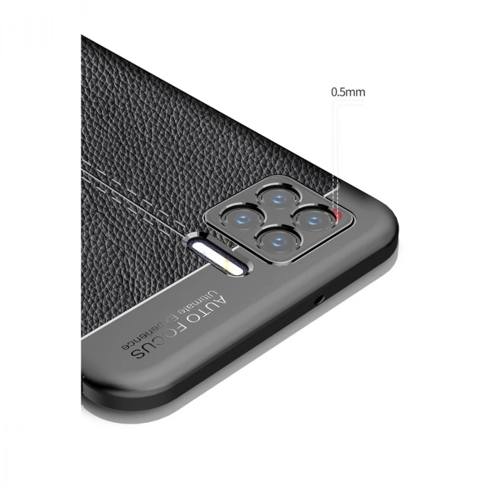 Oppo A73 Kılıf Auto Focus Kapak - Siyah