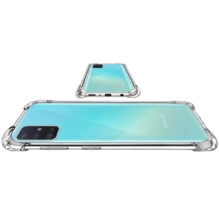 OPPO Realme 7 Pro 2.0mm Şeffaf Silikon kılıf Shockproof kılıf-(5775)