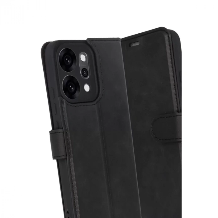 Oppo Reno 14 Trend S Plus Kapaklı Kılıf - Siyah