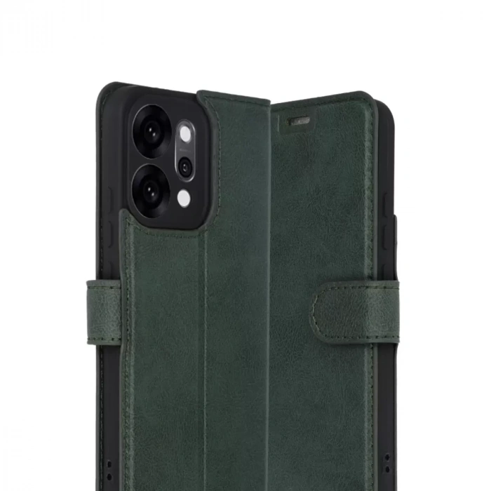 Oppo Reno 14 Trend S Plus Kapaklı Kılıf - Yeşil