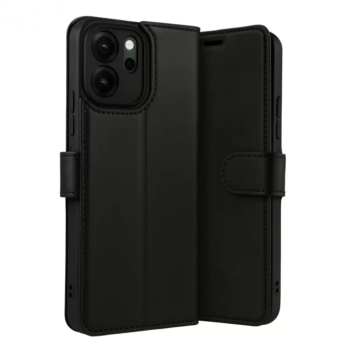 Oppo Reno 14f Trend S Plus Kapaklı Kılıf - Siyah