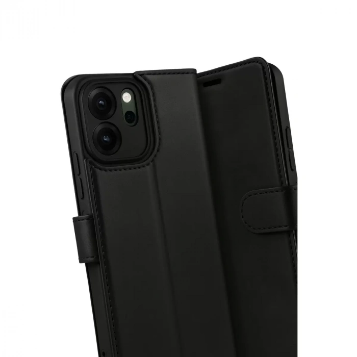 Oppo Reno 14f Trend S Plus Kapaklı Kılıf - Siyah