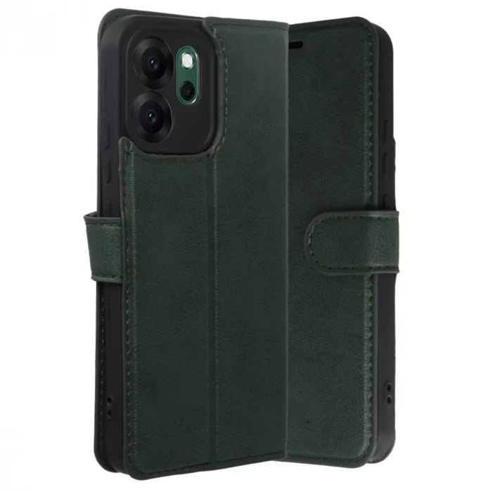 Oppo Reno 14f Trend S Plus Kapaklı Kılıf - Yeşil
