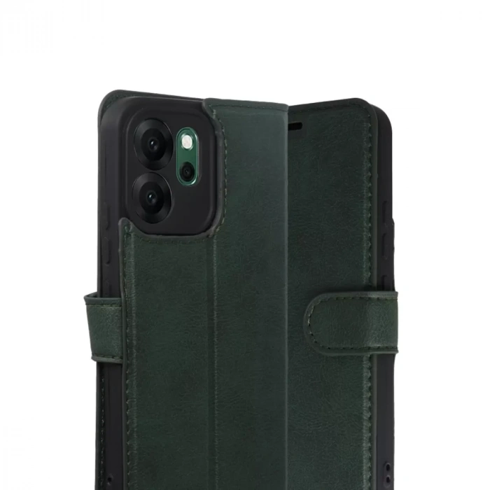 Oppo Reno 14f Trend S Plus Kapaklı Kılıf - Yeşil