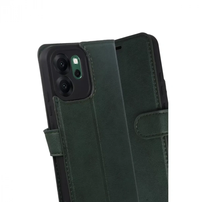 Oppo Reno 14f Trend S Plus Kapaklı Kılıf - Yeşil