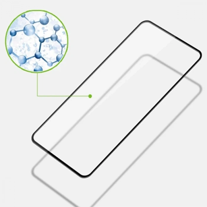 Oppo Reno 4  Full Glue Tempered Cam Ekran Koruyucu Full Kaplama-(5775)