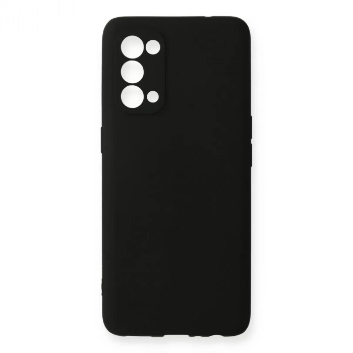 Oppo Reno 5 Pro Kılıf First Silikon - Siyah