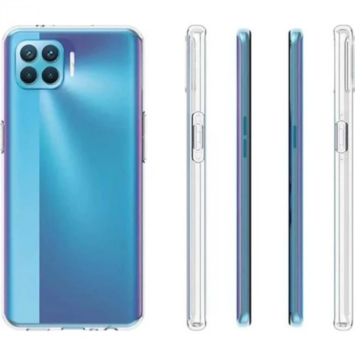 OPPO Reno F17-A73 2020 Anti-Drop Shockproof Darbe Emici Silikon Kılıf-(5775)