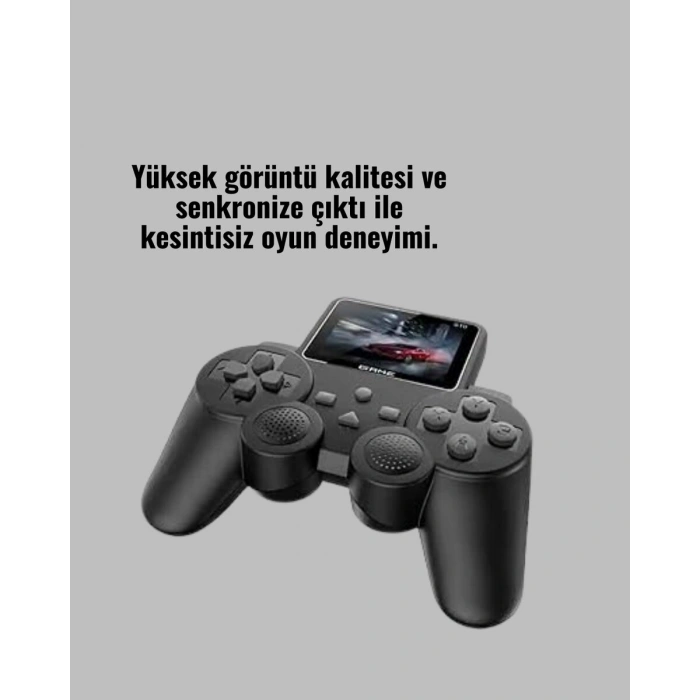 Orijinal 2025 S10 Gamepad 520 Oyunlu HDMI TV Bağlantılı A Kalite Atari