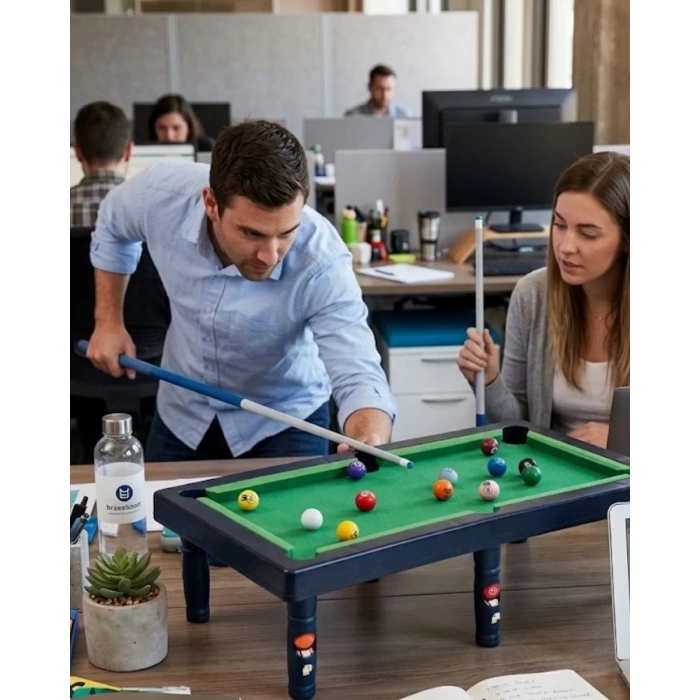 Oyuncak Bilardo Masası Seti Çocuklar İçin Eğlence ve Beceri Oyunu