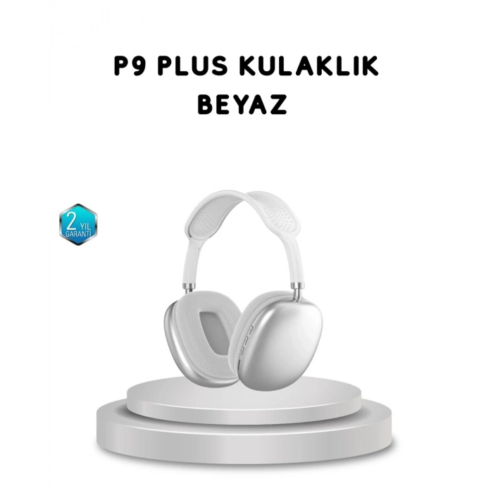 P9 Pro Plus Bluetooth Kulak Üstü Kulaklık –Gürültü Engelleme ve 5 Saat Dinleme Süresi