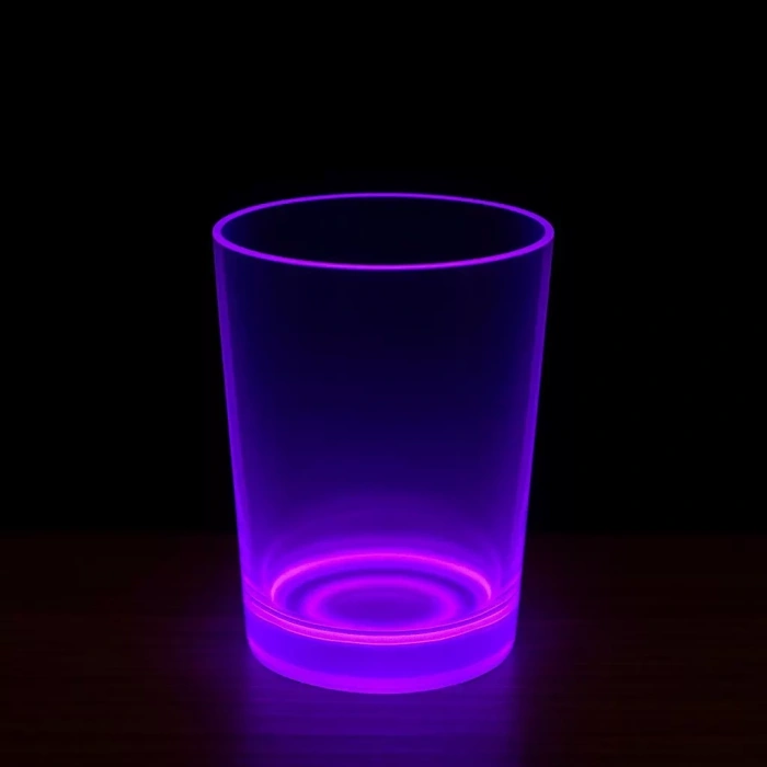 PartyGlow Neon Mor Bardak 8.5 x 10.5 cm