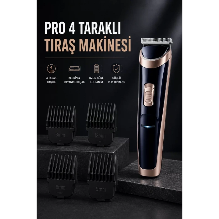 Paslanmaz Çelik Bıçaklı Hassas Çelik Bıçaklı Tıraş Makinesi