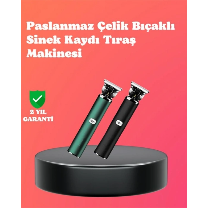 Paslanmaz Çelik Bıçaklı Sinek Kaydı Tıraş Makinesi Uzun Ömürlü