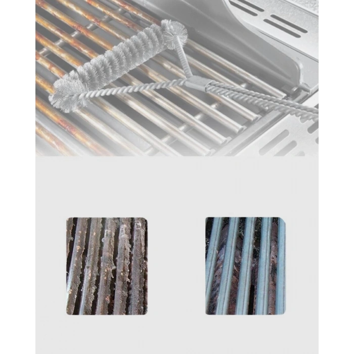 Paslanmaz Çelik Izgara Temizleme Fırçası Mangal ve Barbekü İçin