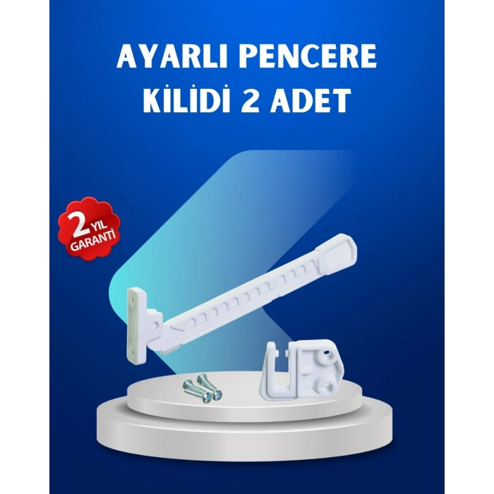 Pencere Güvenlik Kilidi Açılma Sınırlayıcı Aparat 2 Adet