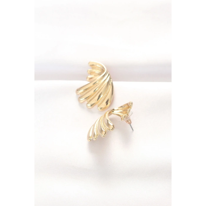 Pirinç Gold Renk Küpe 5886