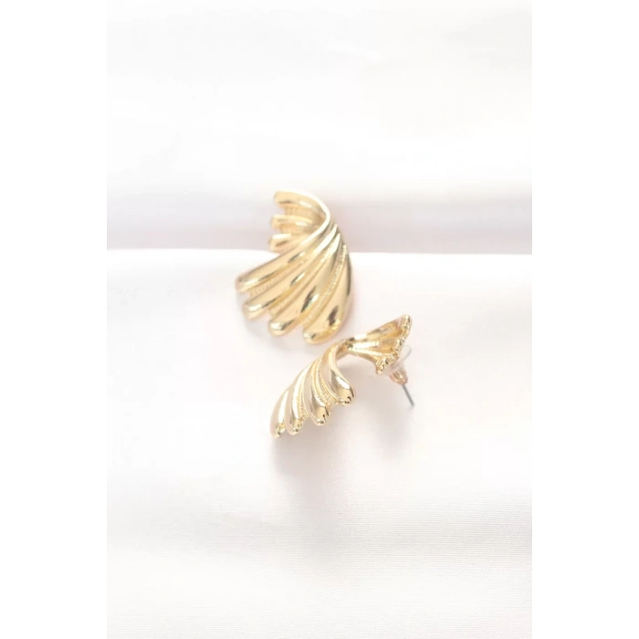 Pirinç Gold Renk Küpe - TJ-BKP8883