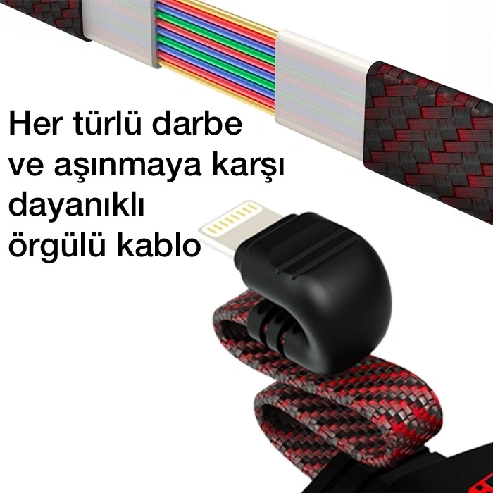 PLEXTONE GS1İP iPhone Mıknatıslı Lightning to Lightning Kulaklık + Hızlı Şarj Adaptörü-(5775)