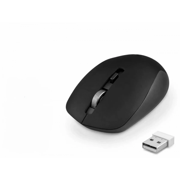 Plus Sessiz Kablosuz Mouse 2.4 Ghz 1600 Dpı Siyah S1000