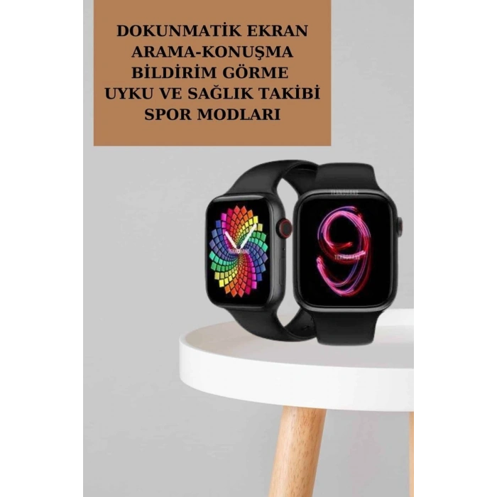 Powerbank Bluetooth Kulaklık Ve Yeni Model Akıllı Saat Seti ANC Özelliği Dokunamatik