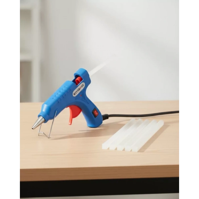 Pratik Kullanımlı 20W Silikon Tabancası 7.5 mm Silikon Uyumlu 5 Adet Hediye Silikon