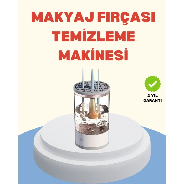 Profesyonel Makyaj Fırçası Temizleme ve Kurutma Makinesi