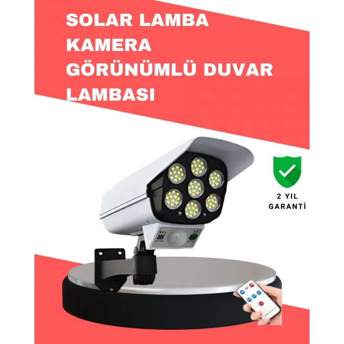PVC+PC Malzemeli 2si 1 Arada Güvenlik Lambası – Ayarlanabilir Başlık ve Panel Açısı