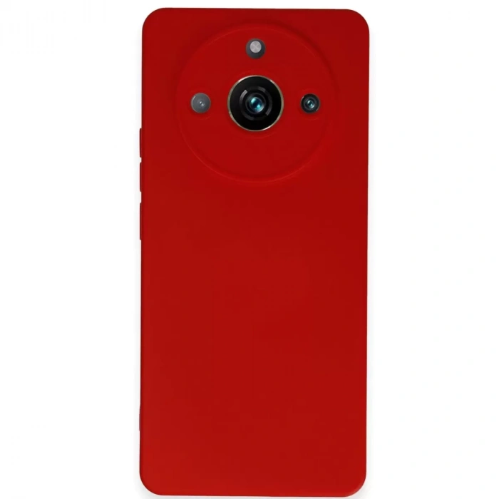 Realme 11 Pro Kılıf Nano İçi Kadife Silikon - Kırmızı