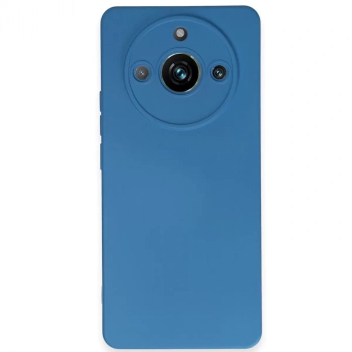 Realme 11 Pro Kılıf Nano İçi Kadife Silikon - Mavi