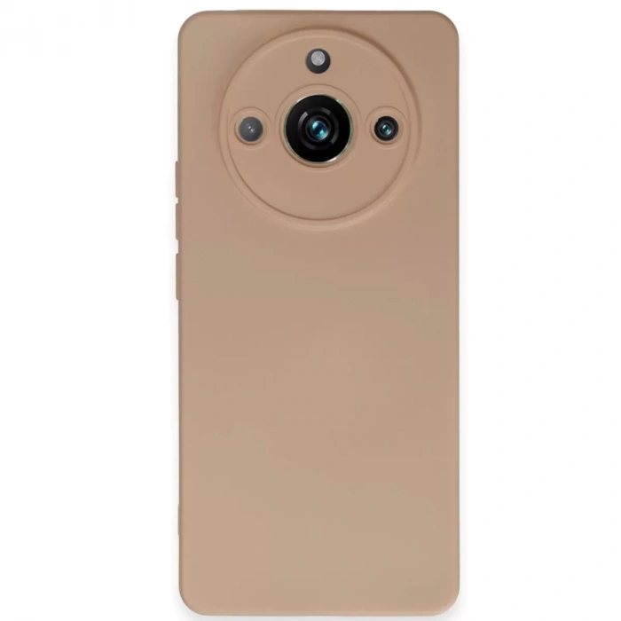 Realme 11 Pro Kılıf Nano İçi Kadife Silikon - Pudra