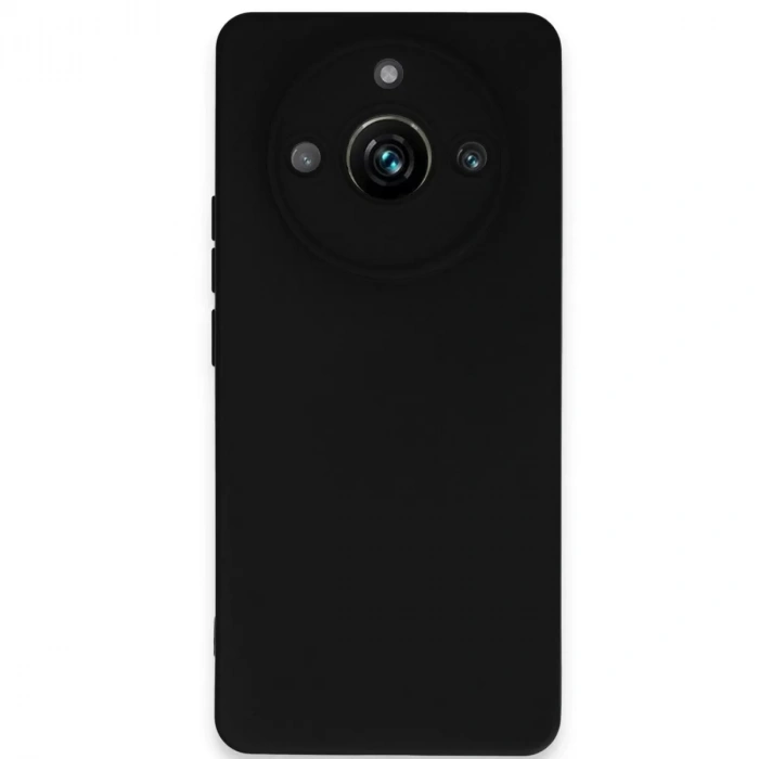 Realme 11 Pro Kılıf Nano İçi Kadife Silikon - Siyah