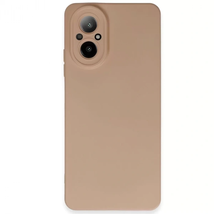 Realme 12 Lite Kılıf Nano İçi Kadife Silikon - Pudra