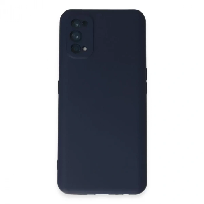 Realme 7 Pro Kılıf Nano İçi Kadife Silikon - Lacivert
