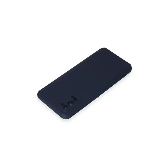 Realme 7 Pro Kılıf Nano İçi Kadife Silikon - Lacivert