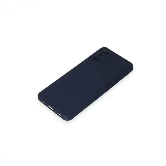 Realme 7 Pro Kılıf Nano İçi Kadife Silikon - Lacivert