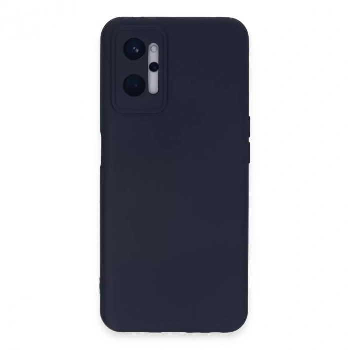 Realme 9i 4g Kılıf Nano İçi Kadife Silikon - Lacivert