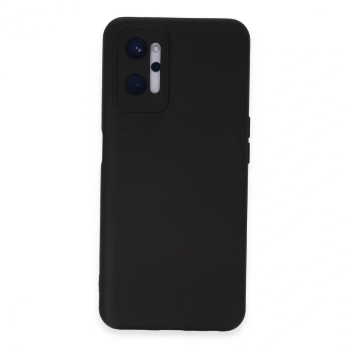 Realme 9i 4g Kılıf Nano İçi Kadife Silikon - Siyah
