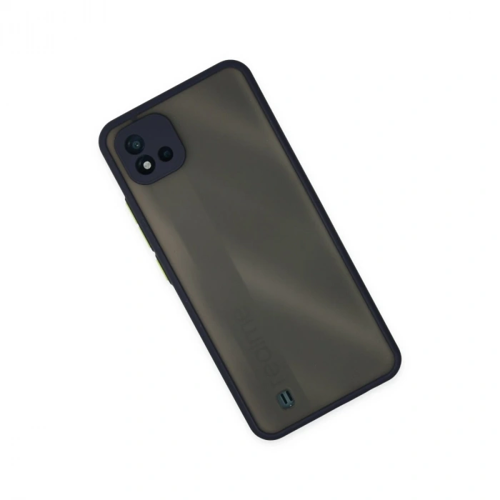 Realme C11 2021 Kılıf Montreal Silikon Kapak - Lacivert