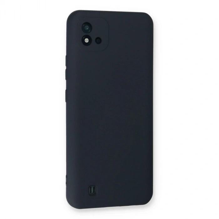 Realme C11 2021 Kılıf Nano İçi Kadife Silikon - Lacivert