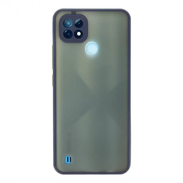 Realme C21 Kılıf Montreal Silikon Kapak - Lacivert