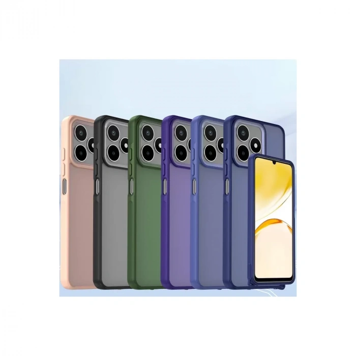 Realme C53 Kılıf Elegant Kapak - Açık Mavi