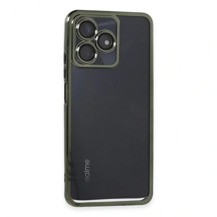 Realme C53 Kılıf Razer Lensli Silikon - Yeşil