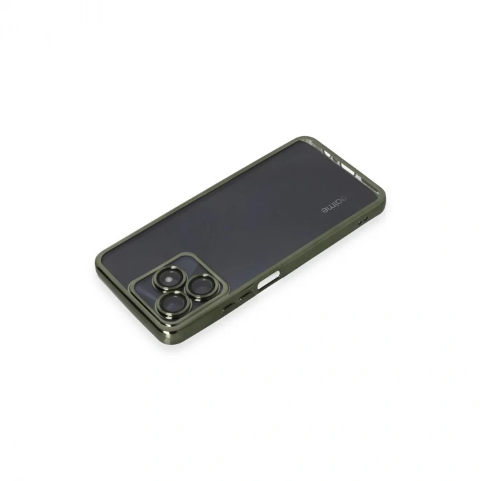Realme C53 Kılıf Razer Lensli Silikon - Yeşil