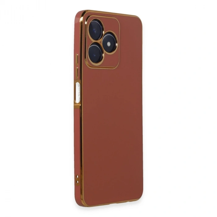 Realme C53 Kılıf Volet Silikon - Kırmızı