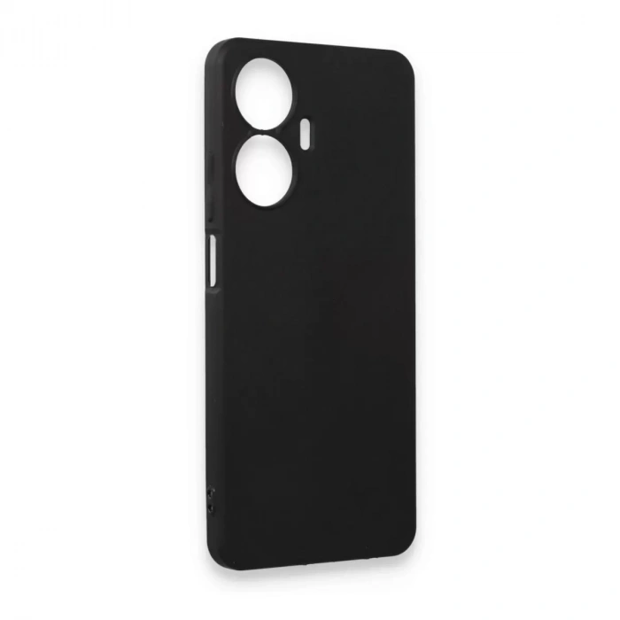 Realme C55 Kılıf First Silikon - Siyah