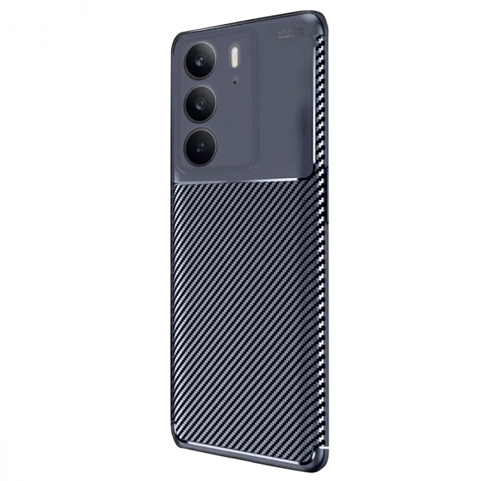 Realme C75 4g Auto Focus Karbon Kapak - Lacivert
